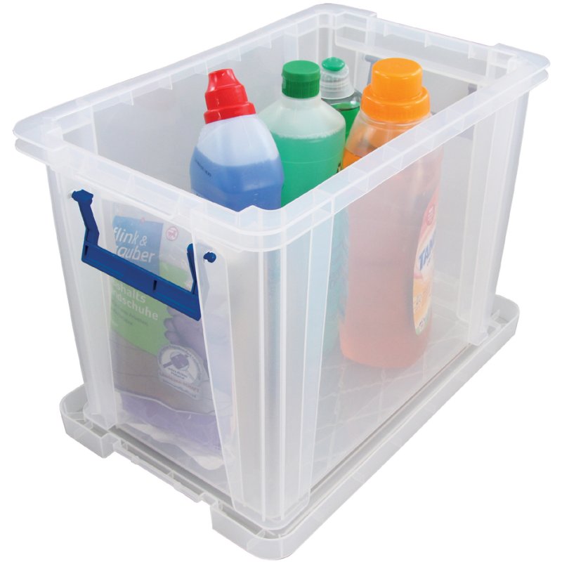 Fellowes ProStore boîte de rangement, 18,5 litres, transparent, empilable